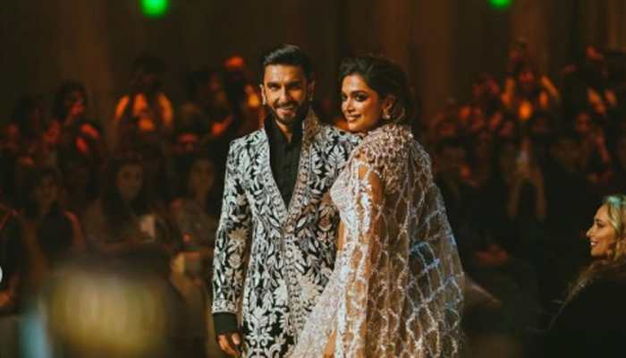 Ranveer Singh surprises Deepika Padukone with flowers and chocolates at work on their wedding anniversary 