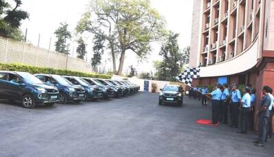 Indian Air force inducts first batch of EVs, flags off Tata Nexon electric SUVs