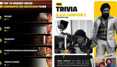 On IMDb social handle, get KGF2 trivia to Aishwarya Rai’s film list!