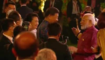 Watch: PM Narendra Modi, Chinese President Xi Jinping exchange greetings at G20 dinner