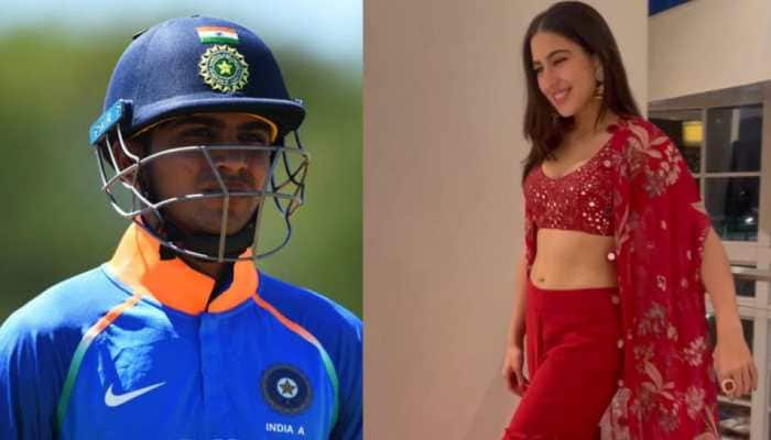 Shubman Gill, who recently appeared on a Punjabi chat show, broke his silence about his rumoured relationship with Bollywood actor Sara Ali Khan. Shubman admitted to 'maybe' dating Sara on a Punjabi chat show hosted by Sonam Bajwa. (Source: Twitter)