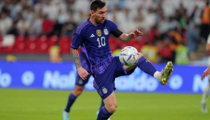 WATCH Lionel Messi score 91st goal for Argentina in 5-0 win over UAE in FIFA World Cup 2022 warm up Football News Zee News
