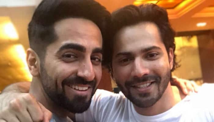 Varun Dhawan compliments his pal Ayushmann Khurrana, says 'Action hero lag rahe...'