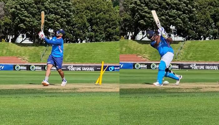 WATCH: Rishabh Pant, Sanju Samson SMASH big 6s ahead of IND vs NZ 1st T20I