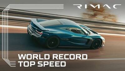 Rimac Nevera electric supercar attains 412 kmph top speed, sets new world record: WATCH