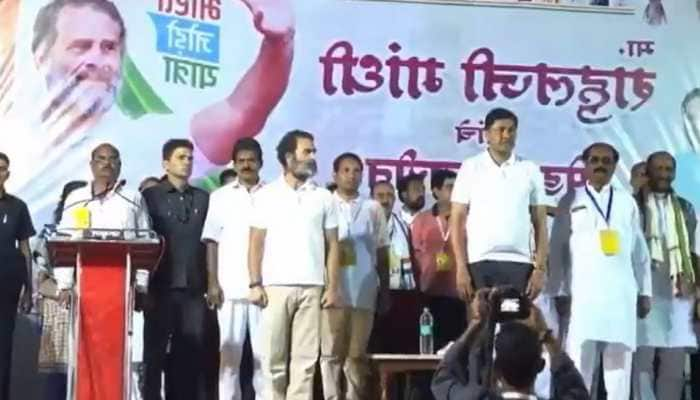 All is not WELL with Rahul Gandhi, WRONG &#039;National Anthem&#039; played at Bharat Jodo Yatra creates BIG confusion- WATCH