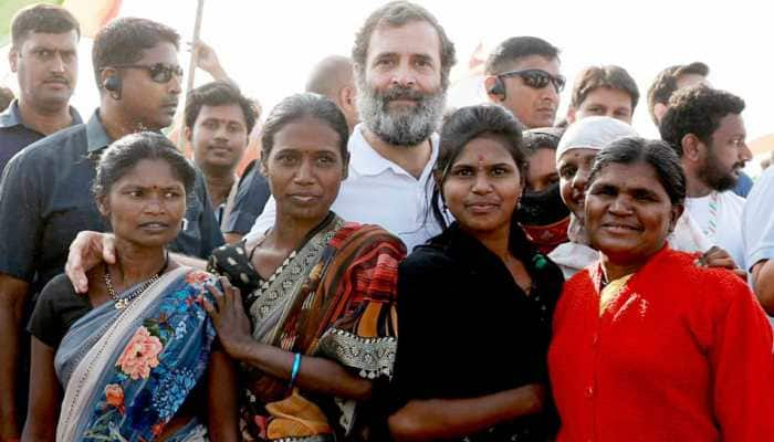 To mark Indira Gandhi&#039;s birth anniversary, only women to walk with Rahul Gandhi in Bharat Jodo Yatra