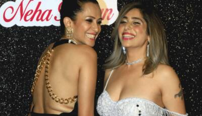 Neha Bhasin shows off her killer moves on table at her birthday party, rumoured ex-couple Rashami Desai, Umar Riaz also spotted