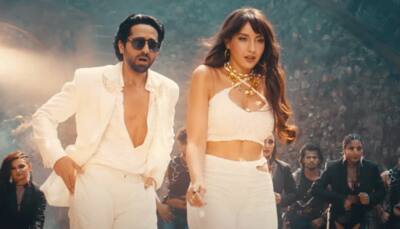 Ayushmann Khurrana, Nora Fatehi's SIZZLING chemistry in peppy song 'Jedha Nasha' surprises fans, watch here