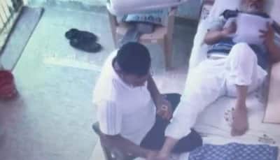Satyendar Jain gets foot massage in Tihar jail! CCTV footage goes viral- WATCH