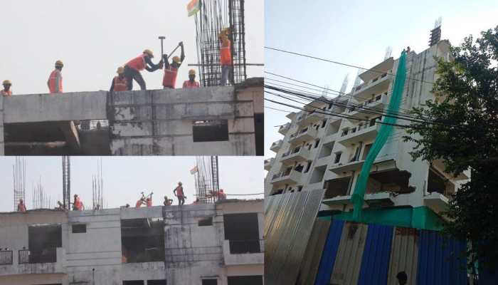 Yazdan Building Demolition: Action on Yazdan builders even today, building demolition work resumed