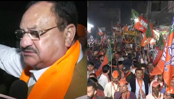 Delhi MCD Polls 2022: BJP Chief JP Nadda attacks Arvind Kejriwal during roadshow, says THIS