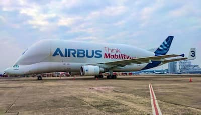 World's largest plane: Whale-shaped Airbus Beluga lands at Kolkata airport, Check pics