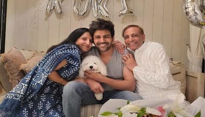Birthday boy Kartik Aaryan gets a sweet surprise from parents, check out PICS