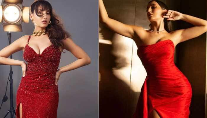 Nora Fatehis BOLD, RED HOT avatar: 7 times actress oozed oomph in red - in  PICS, News