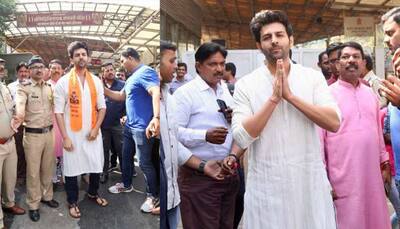 Kartik Aaryan visits Siddhivinayak Temple on his birthday, thanks fans for all the love - PICS