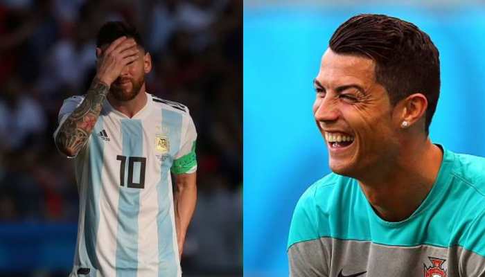 Cristiano Ronaldo fans can&#039;t keep calm as Lionel Messi&#039;s Argentina face humiliating defeat - Check Twitter Reaction