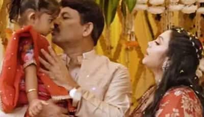 Actor-politician Manoj Tiwari set to become father at 51, shares wife's Godh Bharai video!