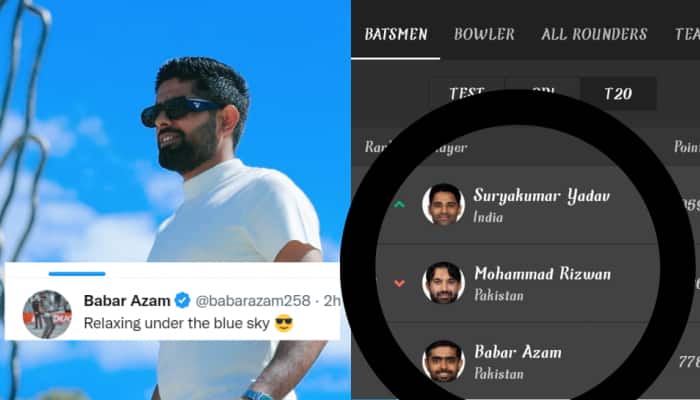 &#039;Relaxing under SKY&#039;: Babar Azam TROLLED by India fans for cheeky caption on his recent PIC