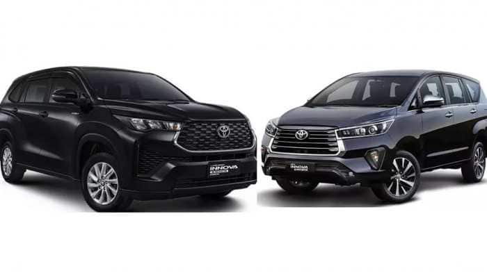 Toyota Innova Hycross vs Toyota Innova Crysta spec comparison: Design, engine, price and more