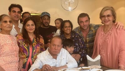 Salim Khan's 87th birthday: Salman Khan, Arbaaz Khan, Arpita reunite for low-key celebrations at home