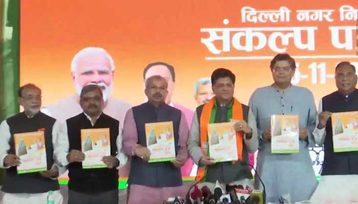 Flats for slum dwellers, removal of factory licence: BJP&#039;s manifesto for Delhi MCD elections 2022 - check details