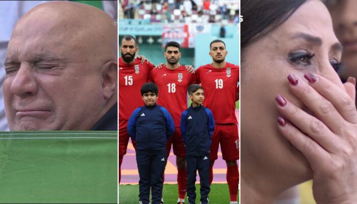 WATCH: Iranian fans cry as players &#039;forced&#039; to sing national anthem before Wales clash