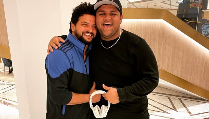 Suresh Raina HUGS Pakistani cricketer Azam Khan on sidelines of T10 League, PIC goes viral