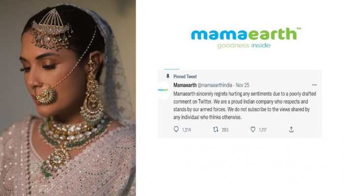 &#039;Poorly drafted comment&#039;: Mamaearth apologises for supporting Richa Chadha over &#039;Galwan&#039; tweet controversy