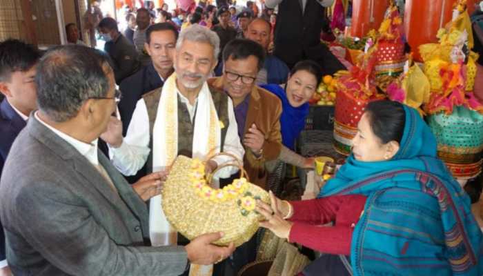 S Jaishankar visits 'legendary' Ima market in Imphal, calls it 'great example' of Nari Shakti - WATCH