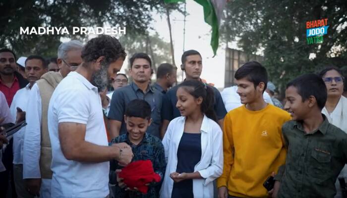 'Treasure of infinite love', says Rahul Gandhi after boy offers him piggy bank during Bharat Jodo Yatra - WATCH