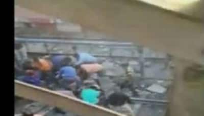Foot over bridge collapsed in Maharashtra’s Chandrapur; 13 injured- WATCH