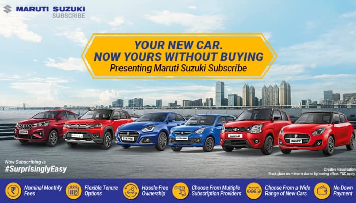Introducing Maruti Suzuki Subscribe - A new way to drive