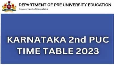 Karnataka 2nd PUC Exam Time Table 2023 RELEASED at pue.kar.nic.in- Check schedule and other details here