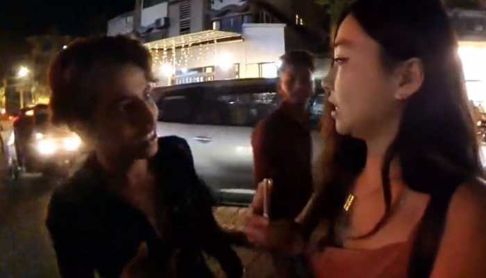 WATCH: South Korean YouTuber sexually harassed while live streaming in Mumbai