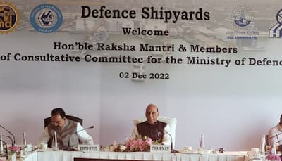 Union Minister Rajnath Singh honours Defence Shipyard, says 'they strengthen Navy, Coast Guard'
