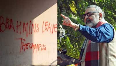 'Will not succeed': BJP's Giriraj Singh slams 'tukde-tukde gang' over 'anti-Brahmin' slogans on JNU walls