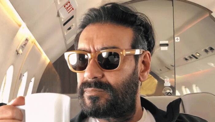 Ajay Devgn rides a scooter on sets of action-thriller Bholaa