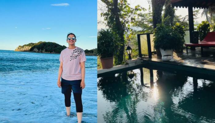 'Mermaid' Smriti Mandhana takes a DIP in the pool, fans say 'Sundar jalpari' - SEE PIC