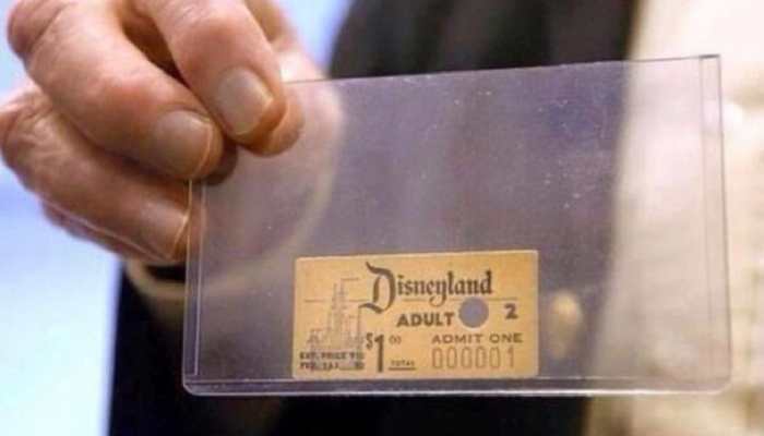 THIS was the first Disneyland Admission ticket sold in 17 July, 1955; see in PIC