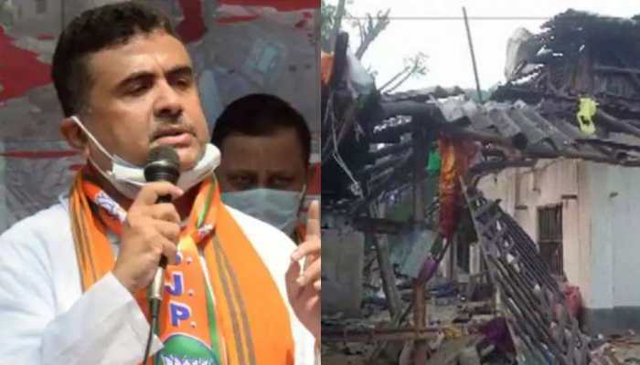 &#039;West Bengal police trying to cover up the incident&#039;: BJP&#039;s Suvendu Adhikari writes to Amit Shah on blast at TMC leader&#039;s house