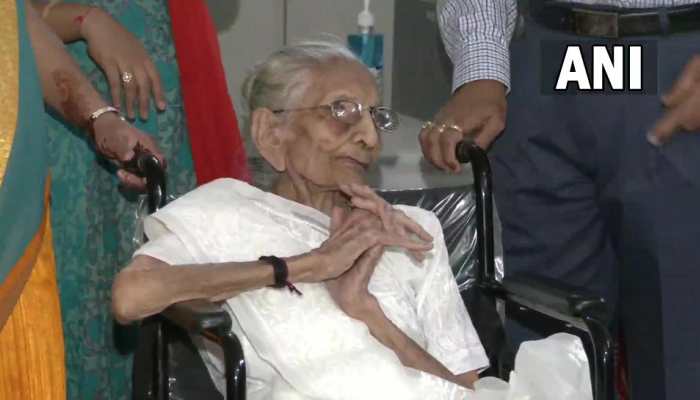 Gujarat Assembly Elections 2022: After PM Narendra Modi, his 100-year-old mother Heeraben casts her vote in Gandhinagar