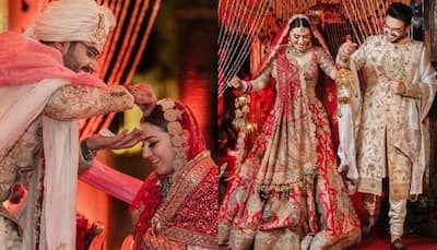 Hansika Motwani looks radiant in red bridal lehenga, FINALLY shares her wedding clicks with hubby Sohael Kathuria!