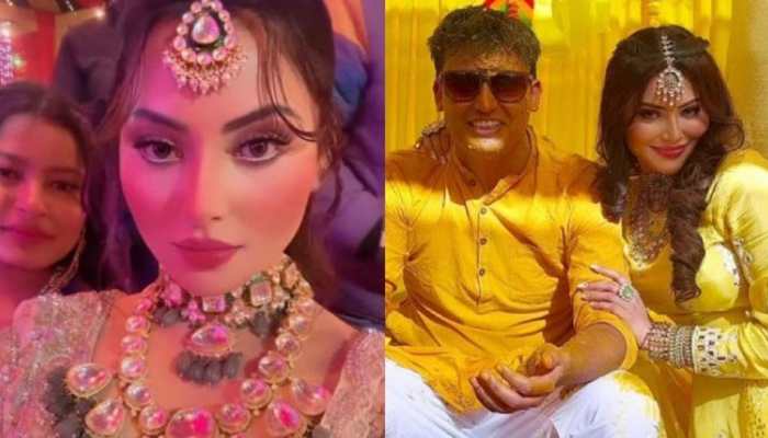 Urvashi Rautela dazzles in gorgeous lehenga at her cousin brother's wedding, shares Haldi ceremony pics!