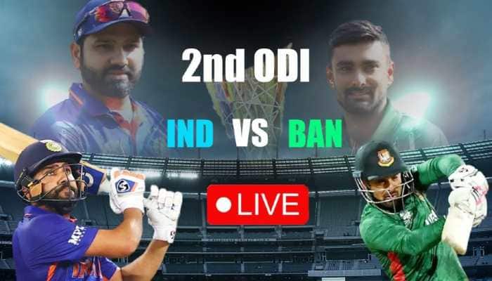 IND: 231-7 (46) | IND VS BAN, 2nd ODI LIVE: All eyes on Rohit Sharma