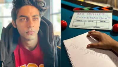 Aryan Khan to debut in Bollywood with dad Shah Rukh Khan’s production house, shares PIC as he wraps up writing project 