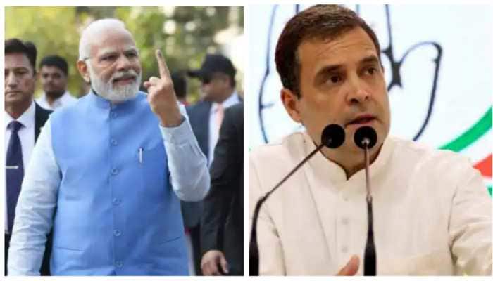 BJP storms in Gujarat, tough FIGHT with Congress in Himachal