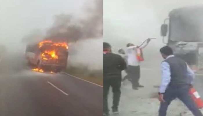 Shocking: 2 killed as bus hits seven vehicles in Maharashtra's Nashik 