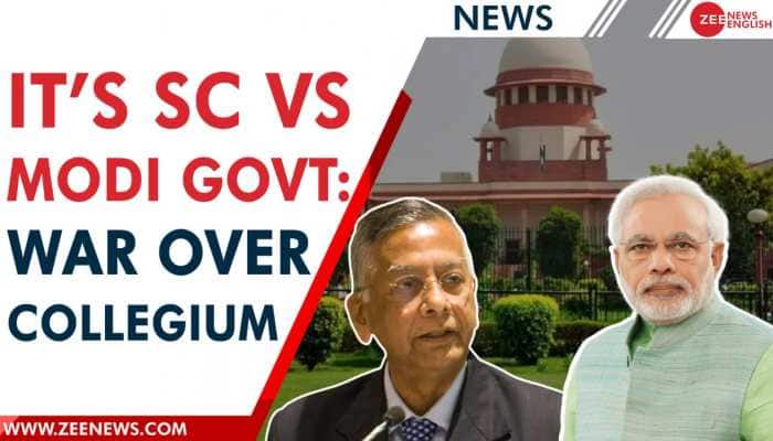 Modi Govt and Supreme Court in a war of words over the appointment of the judges | Zee News English