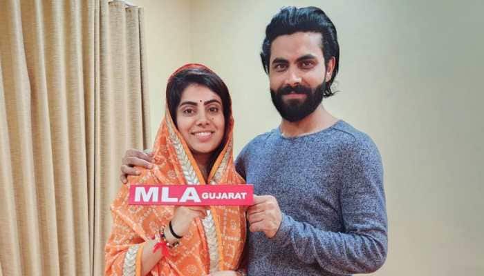 BJP's Rivaba Jadeja sweeps Gujarat polls, cricketer-husband Ravindra pens note: 'Hello, MLA...'